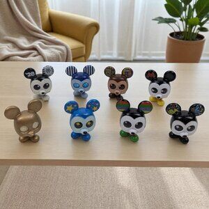 Lot of 8 Disney Doorables Special Edition Mickey Years of Ears. Open out of box.